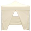 vidaXL Party Tent Folding Cream 291 x 291 x 315 cm Oxford Fabric