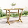vidaXL Folding Garden Table 110x55x75 cm Solid Wood Acacia