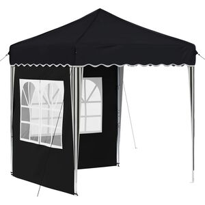 vidaXL Pop-up Party Tent 195 x 195 x 245 cm Anthracite Oxford Fabric