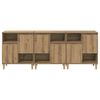vidaXL Sideboards 3 pcs Artisan Oak 60 x 35 x 70 cm Engineered Wood