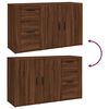 vidaXL Sideboard Brown Oak 100x33x59.5 cm Engineered Wood