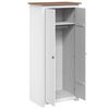 vidaXL Wardrobe White 80x50x171.5 cm Solid Pine Panama Range