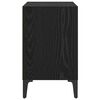 vidaXL Bedside Cabinet 2 pcs Black Oak 40 x 30 x 50 cm Engineered Wood