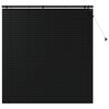 vidaXL Venetian Blind Black 160 x 160 cm 35 mm Solid Paulownia Wood