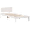vidaXL Bookcase Bed without Mattress White 90x200cm Solid Wood Pine
