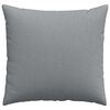 vidaXL Sofa Pillows 2 pcs Light Grey 45 x 45 cm Fabric