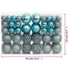 vidaXL Christmas Baubles 100 pcs Turquoise 3 / 4 / 6 cm