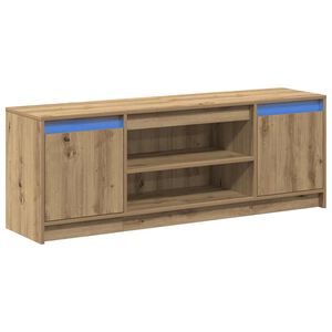 vidaXL TV Units Brown 139.5 x 34 x 50 cm Engineered wood