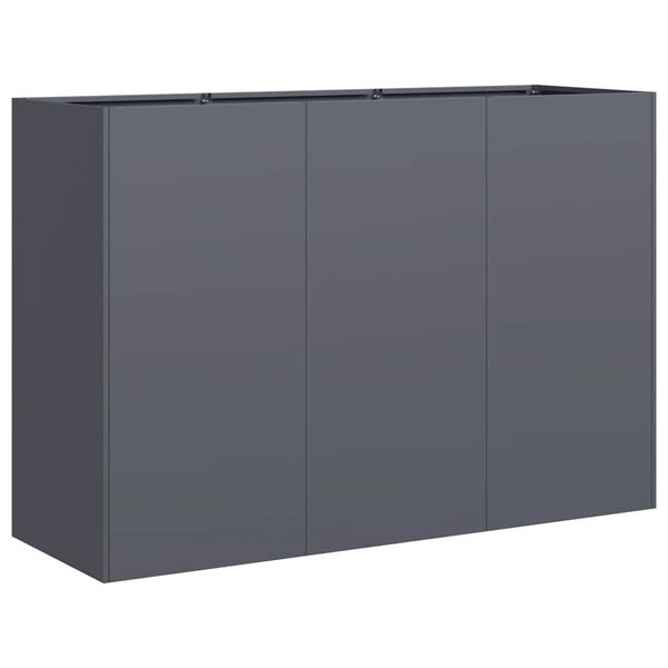 vidaXL Planter Anthracite 120x40x80 cm Cold-rolled Steel