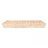 vidaXL LED Bed Frame without Mattress 140x200 cm Solid Wood
