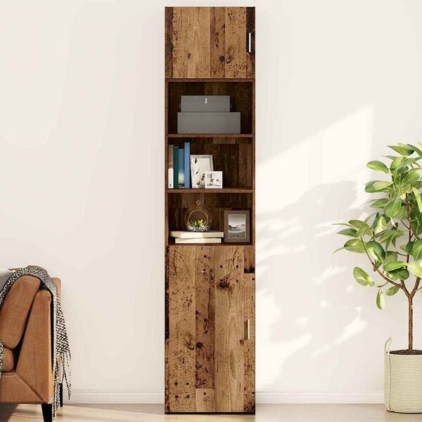 vidaXL Wall Cabinet Old wood 50 x 42.5 x 40 cm Engineered wood