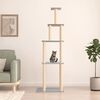 vidaXL Cat Tree with Sisal Scratching Posts Light Grey 183 cm