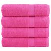 vidaXL Premium Shower Towels SOLUND 4 pcs Pink 70x140 cm 600 gsm