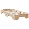 vidaXL Bed Frame No Mattress Stackable 100x200 cm Solid Wood