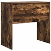 vidaXL Desk Smoked Oak 80 x 40 x 76 cm