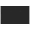 vidaXL Window Sill Black with wood grain 80 x 50 x 4.5 cm PVC