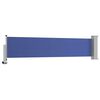 vidaXL Patio Retractable Side Awning 60x300 cm Blue