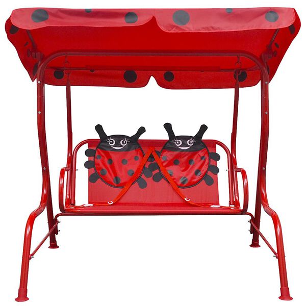 vidaXL Kids Swing Seat Red