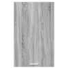 vidaXL Hanging Cabinet with Door Grey Sonoma and White 50 x 31 x 80 cm