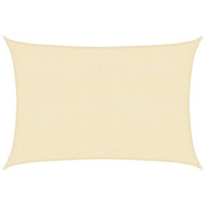 vidaXL Sunshade Sail 160 g/m&sup2; Cream 2x3 m HDPE