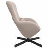 vidaXL Egg Chair Light Grey 63 x 73 x 90 cm Fabric
