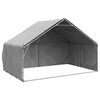 vidaXL Outdoor Dog Kennel with Cover 3x2x1,9 m Galvanised Steel