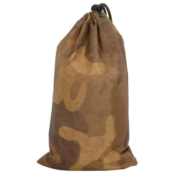 vidaXL Camouflage Net with Storage Bag 600x414 cm Sand