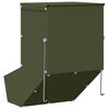 vidaXL Rabbit Feeder Olive Green 17.5 x 26 x 28.5 cm Cold-Rolled Steel