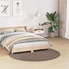vidaXL Anti-slip Shaggy Rug Brown 160 x 160 cm PP