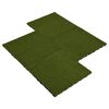 vidaXL Artificial Grass Tiles 4 pcs 50x50x2.5 cm Rubber