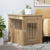 vidaXL Dog Crate Furniture Artisan Oak 55x75x65 cm Engineered Wood