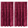 vidaXL Velvet Curtains 2 pcs Wine red 140 x 140 cm Velvet