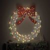 vidaXL Wreath with 150 LEDs Multicolour 120 cm Acrylic