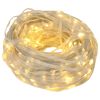 vidaXL Rope Lights 400 LEDs Warm White 40 m