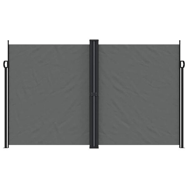 vidaXL Retractable Side Awning Anthracite 200x1000 cm