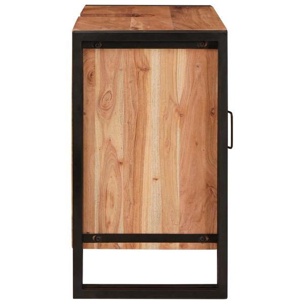 vidaXL Sink cabinet with Shelf Brown 71 x 33 x 58 cm Solid Acacia Wood