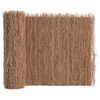 vidaXL Brushwood Fence Brown 600 x 125 cm Brushwood