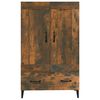 vidaXL Highboard Smoked Oak 70x31x115 cm Engineered Wood