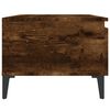 vidaXL Side Table Smoked Oak 50x46x35 cm Engineered Wood