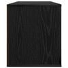vidaXL TV Cabinet Black Oak 100 x 35 x 40 cm Engineered Wood