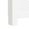 vidaXL Radiator Covers 2 pcs White 112x19x81.5 cm MDF