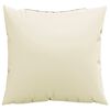 vidaXL Sofa Cushions 4 pcs Cream 60x60 cm Fabric