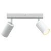 vidaXL Ceiling Spotlight White 26 x 5.5 x 16.5 cm Metal