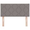 vidaXL Headboard with Headboard Taupe 90 cm Faux Leather