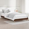 vidaXL Bed Frame without Mattress Brown Oak 100x200 cm Engineered Wood