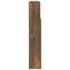 vidaXL Headboard Cabinet Smoked Oak 220x19x103.5 cm