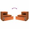 vidaXL Bedside Cabinet Wax Brown 60 x 34 x 51 cm Engineered Wood