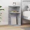 vidaXL End Table Concrete Grey 29.6 x 29.6 x 60 cm Engineered Wood