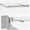 vidaXL Automatic Retractable Awning Burgundy 500x300 cm