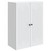 vidaXL Wall-Mounted Cabinet White 66 x 34.5 x 90 cm Engineered Wood